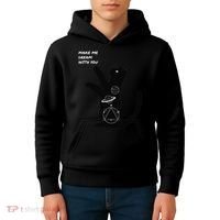 Cosmic Cat Dream Make Me Dream With You Kids Hoodie thumb 4