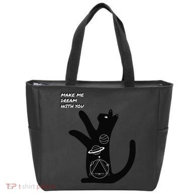Cosmic Cat Dream Make Me Dream With You Tote Bag