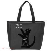 Cosmic Cat Dream Make Me Dream With You Tote Bag thumb 0