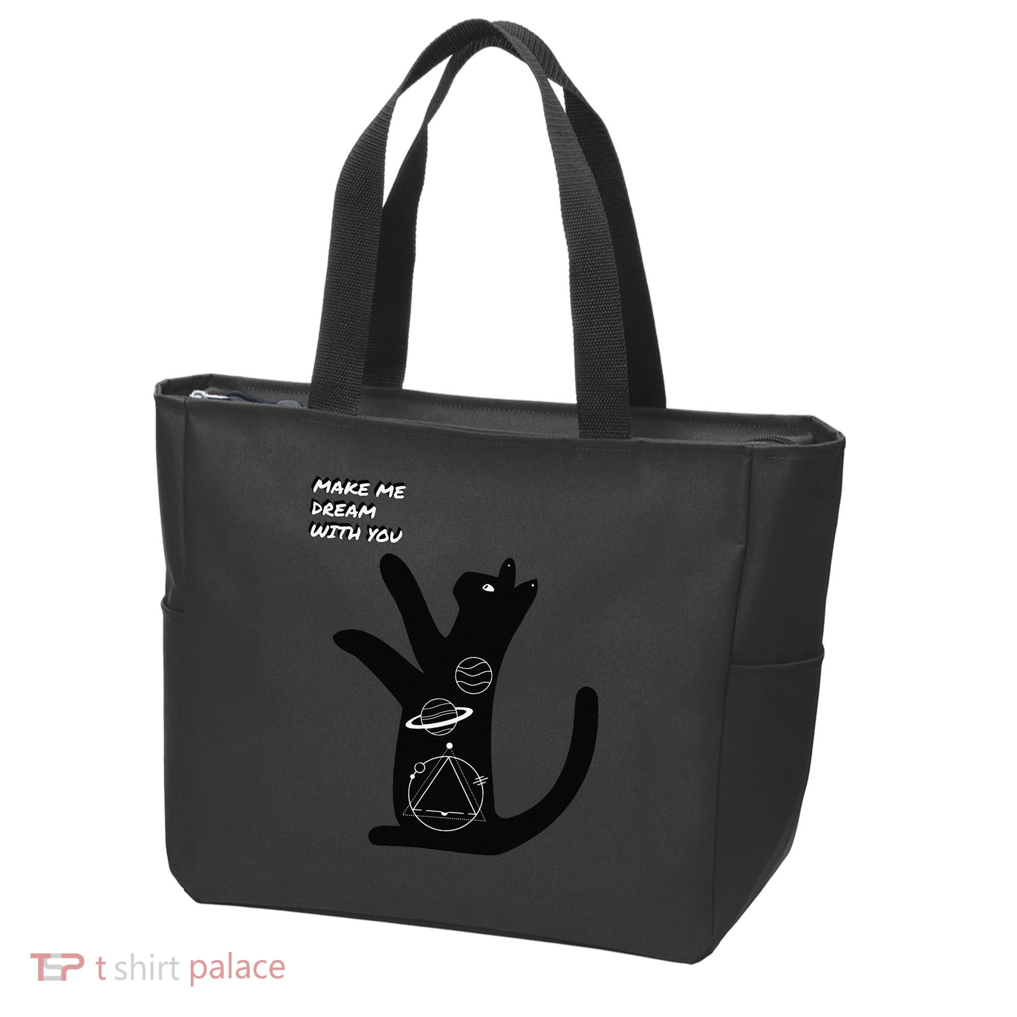 Cosmic Cat Dream Make Me Dream With You Tote Bag