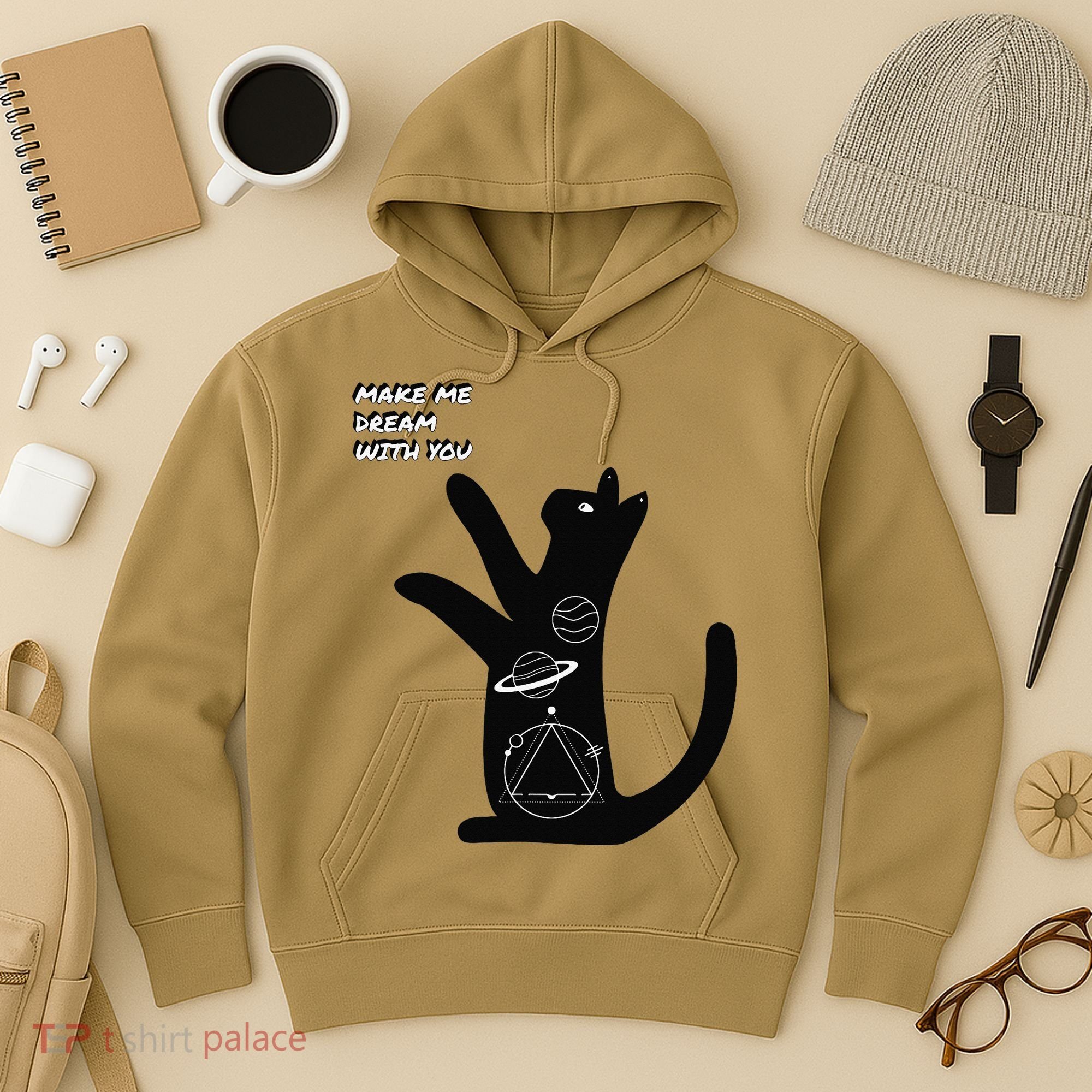 Cosmic Cat Dream Make Me Dream With You Hoodie