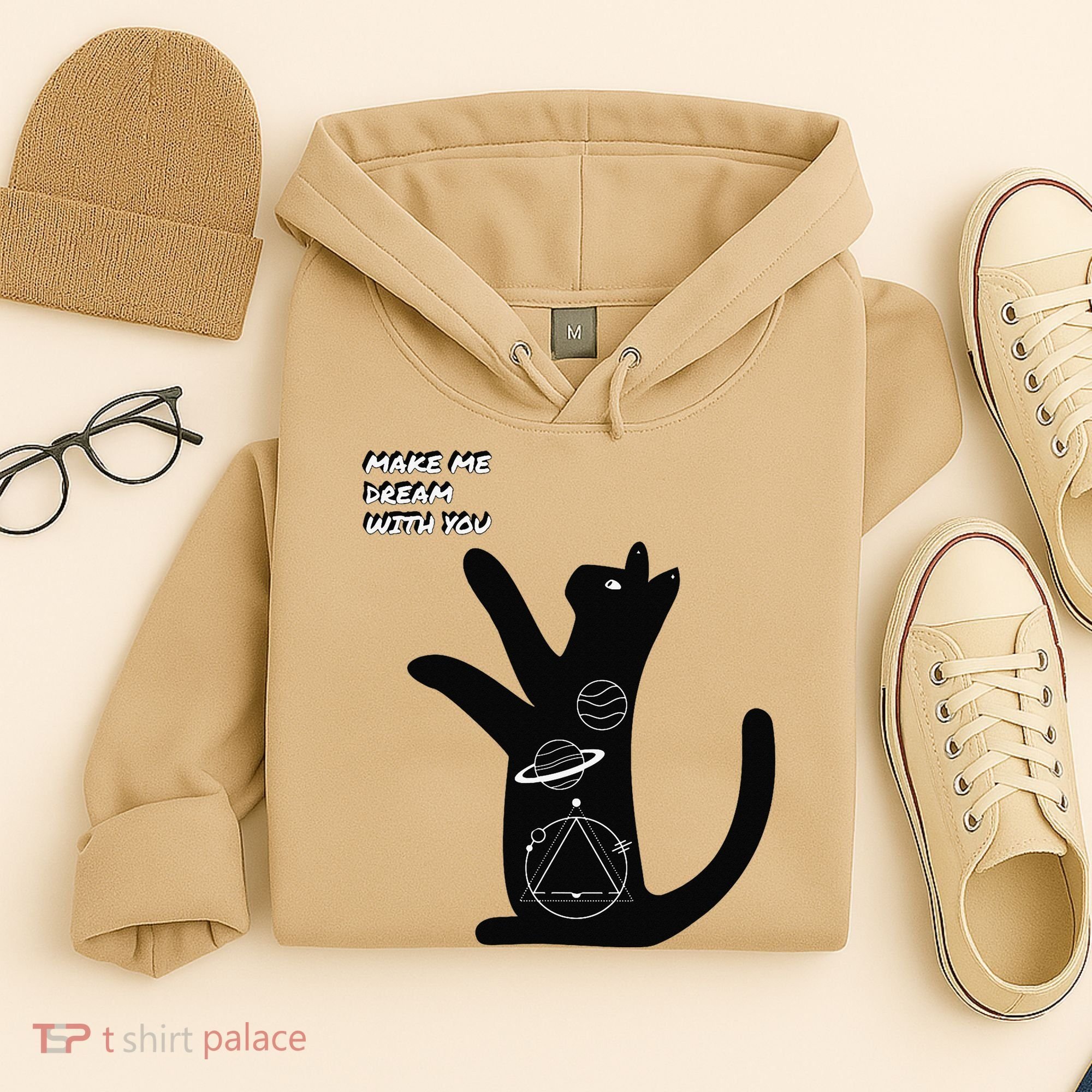 Cosmic Cat Dream Make Me Dream With You Hoodie