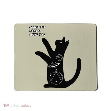 Cosmic Cat Dream Make Me Dream With You Mousepad