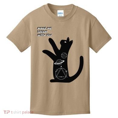 Cosmic Cat Dream Make Me Dream With You Kids T-Shirt