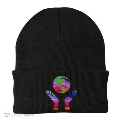 Climate Change Earth Day Global Warming Beanie