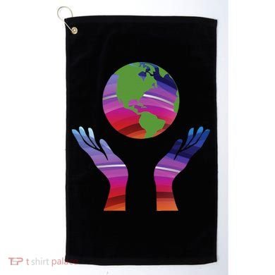 Climate Change Earth Day Global Warming Golf Towel