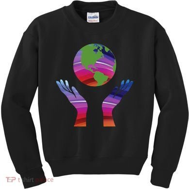 Climate Change Earth Day Global Warming Kids Sweatshirt