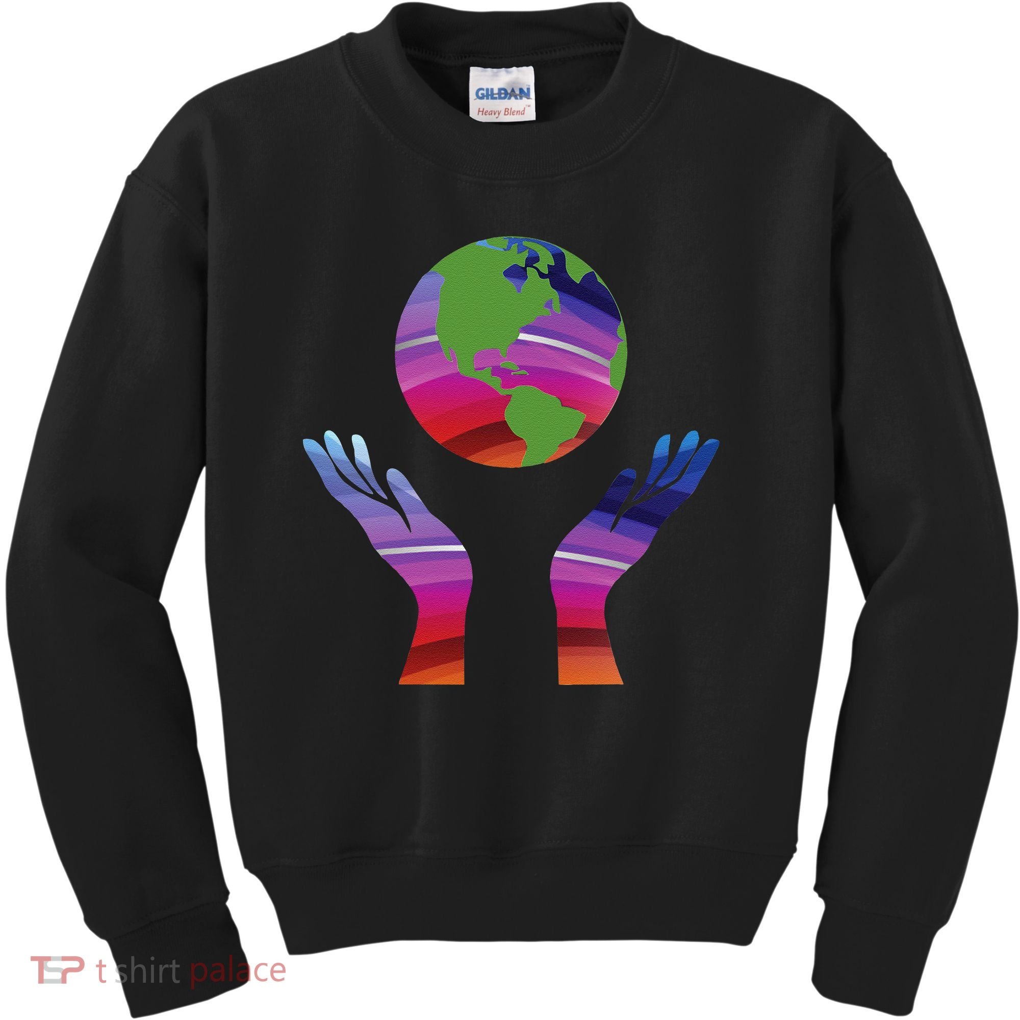 Climate Change Earth Day Global Warming Kids Sweatshirt