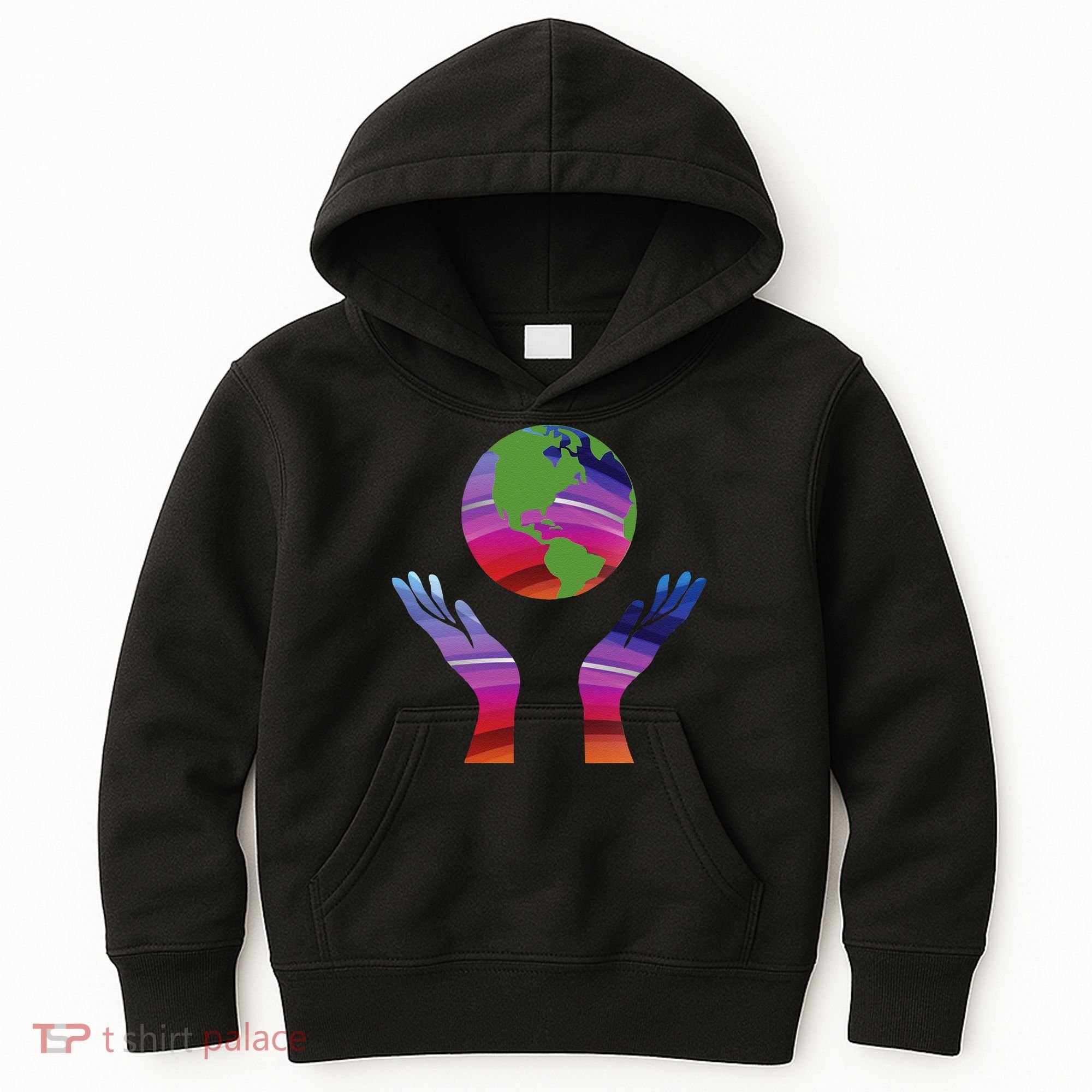 Climate Change Earth Day Global Warming Kids Hoodie