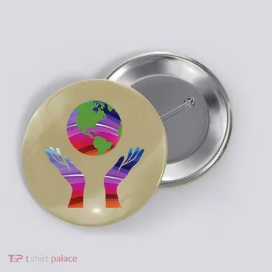 Climate Change Earth Day Global Warming Button