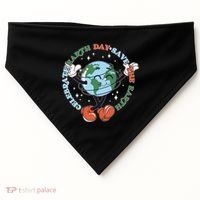 Cute Celebrate Earth Day Save The Earth USA-Made Doggie Bandana thumb 0