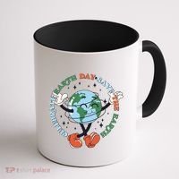 Cute Celebrate Earth Day Save The Earth Coffee Mug thumb 1