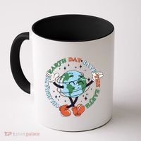 Cute Celebrate Earth Day Save The Earth Coffee Mug thumb 0