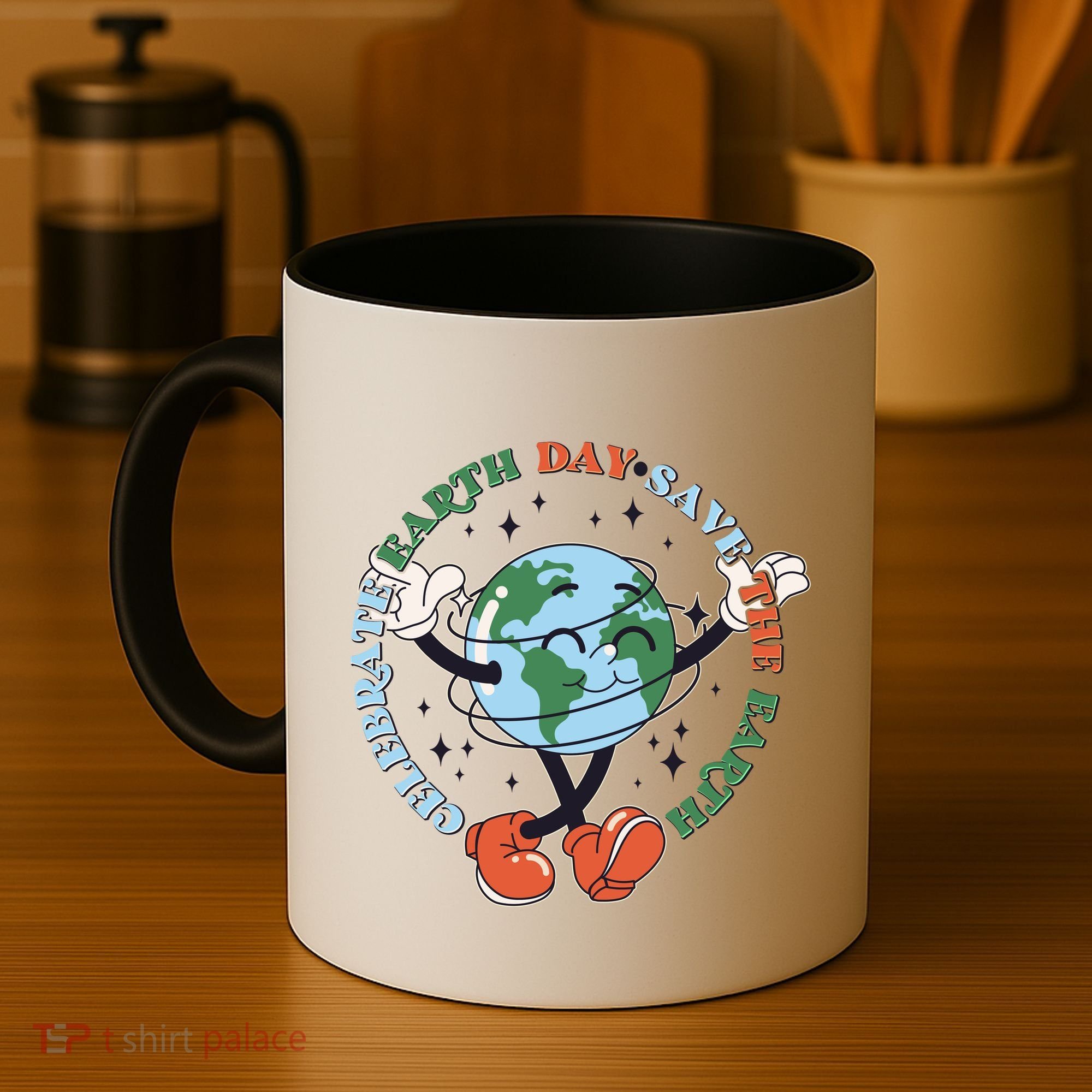 Cute Celebrate Earth Day Save The Earth Coffee Mug