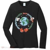 Cute Celebrate Earth Day Save The Earth Women's Long Sleeve Shirt thumb 0