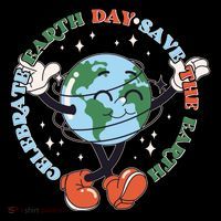 Cute Celebrate Earth Day Save The Earth Women's Long Sleeve Shirt thumb 2