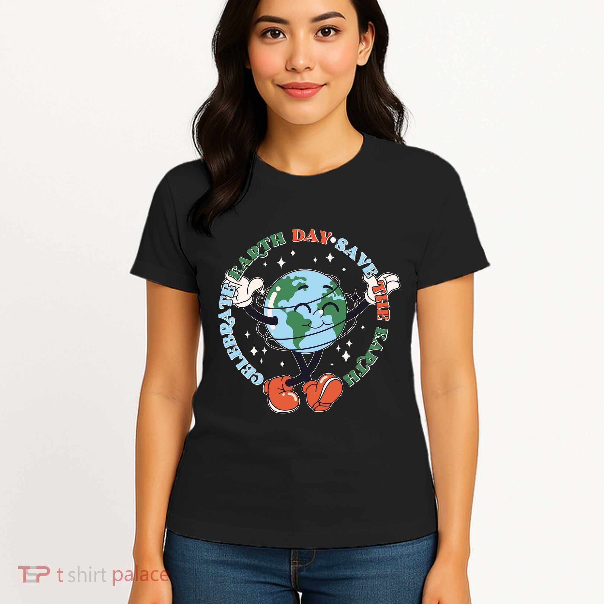 Cute Celebrate Earth Day Save The Earth Women's T-Shirt