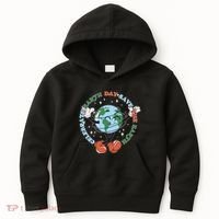 Cute Celebrate Earth Day Save The Earth Kids Hoodie thumb 0
