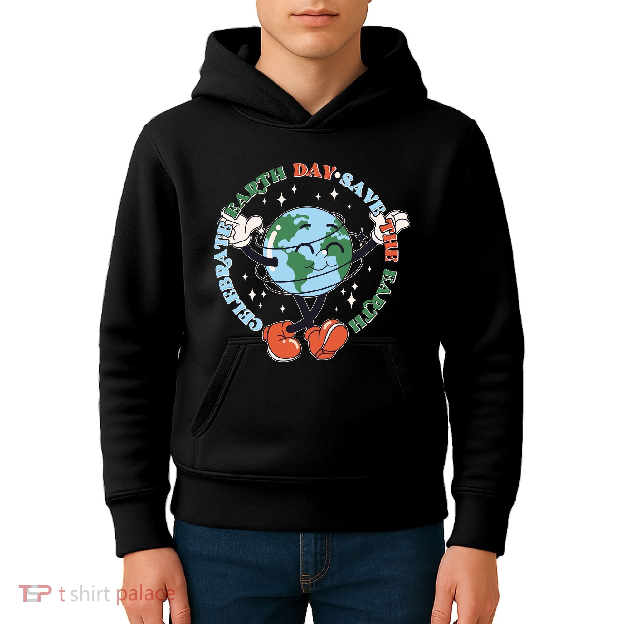 Cute Celebrate Earth Day Save The Earth Kids Hoodie