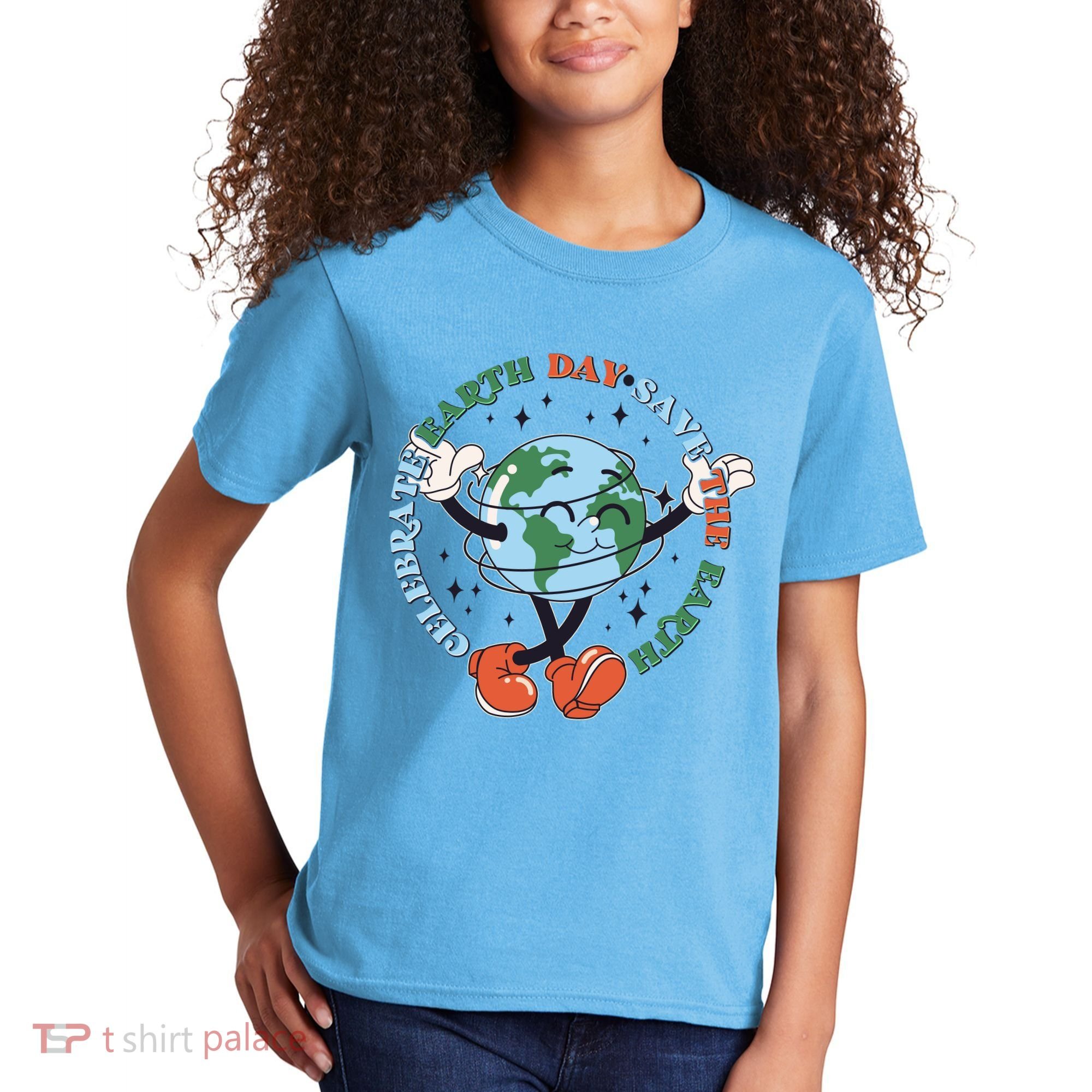 Cute Celebrate Earth Day Save The Earth Kids T-Shirt