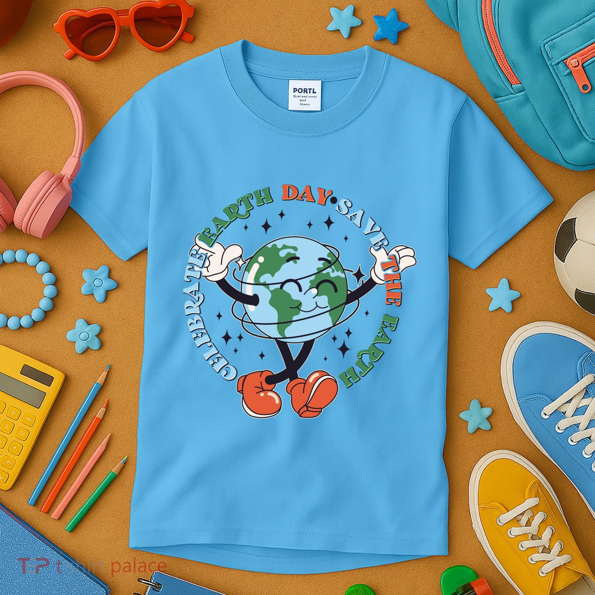 Cute Celebrate Earth Day Save The Earth Kids T-Shirt