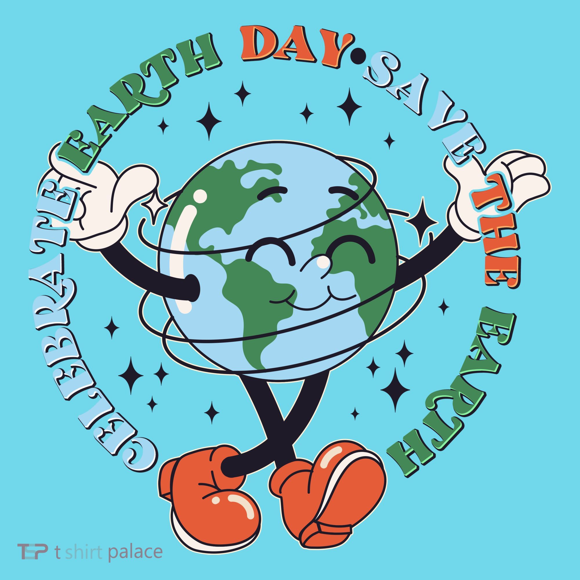 Cute Celebrate Earth Day Save The Earth Kids T-Shirt