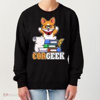CORGEEK Cute Educated Corgi Women's Sweatshirt thumb 0
