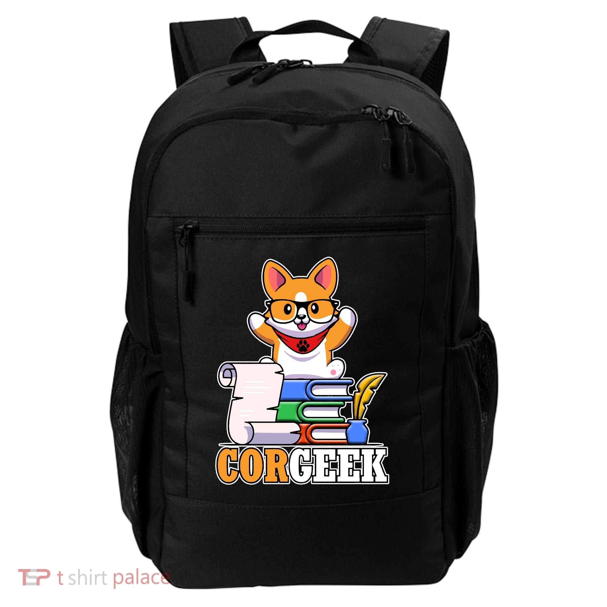 CORGEEK Cute Educated Corgi Backpack