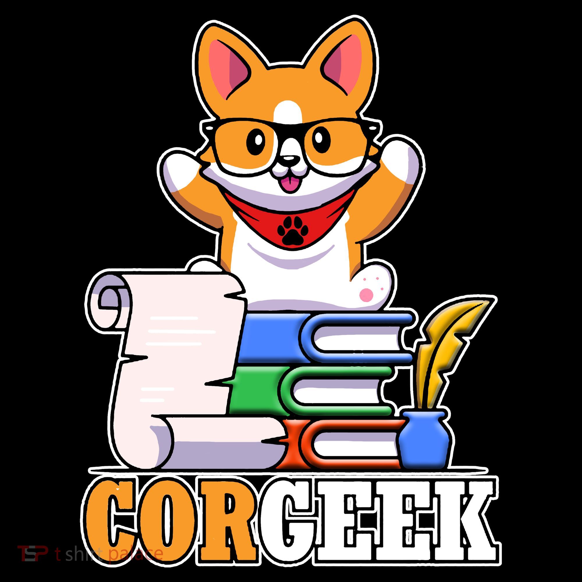 CORGEEK Cute Educated Corgi Coaster