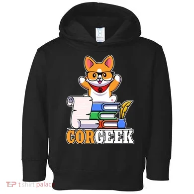 CORGEEK Cute Educated Corgi Toddler Hoodie