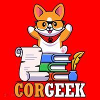 CORGEEK Cute Educated Corgi Santa Hat thumb 1