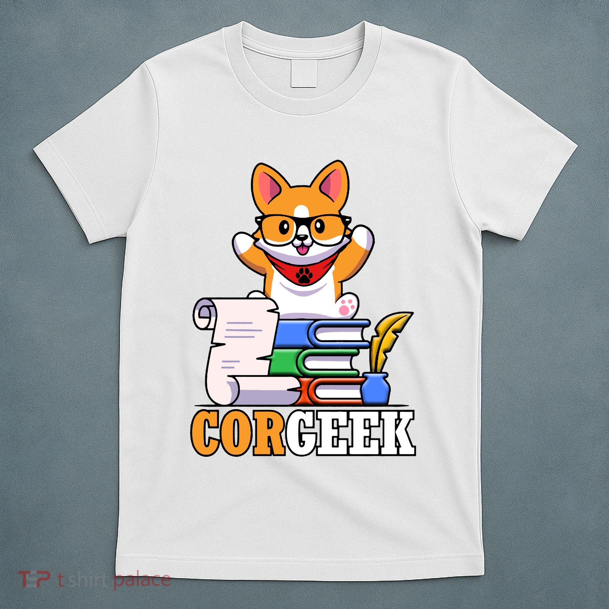 CORGEEK Cute Educated Corgi T-Shirt