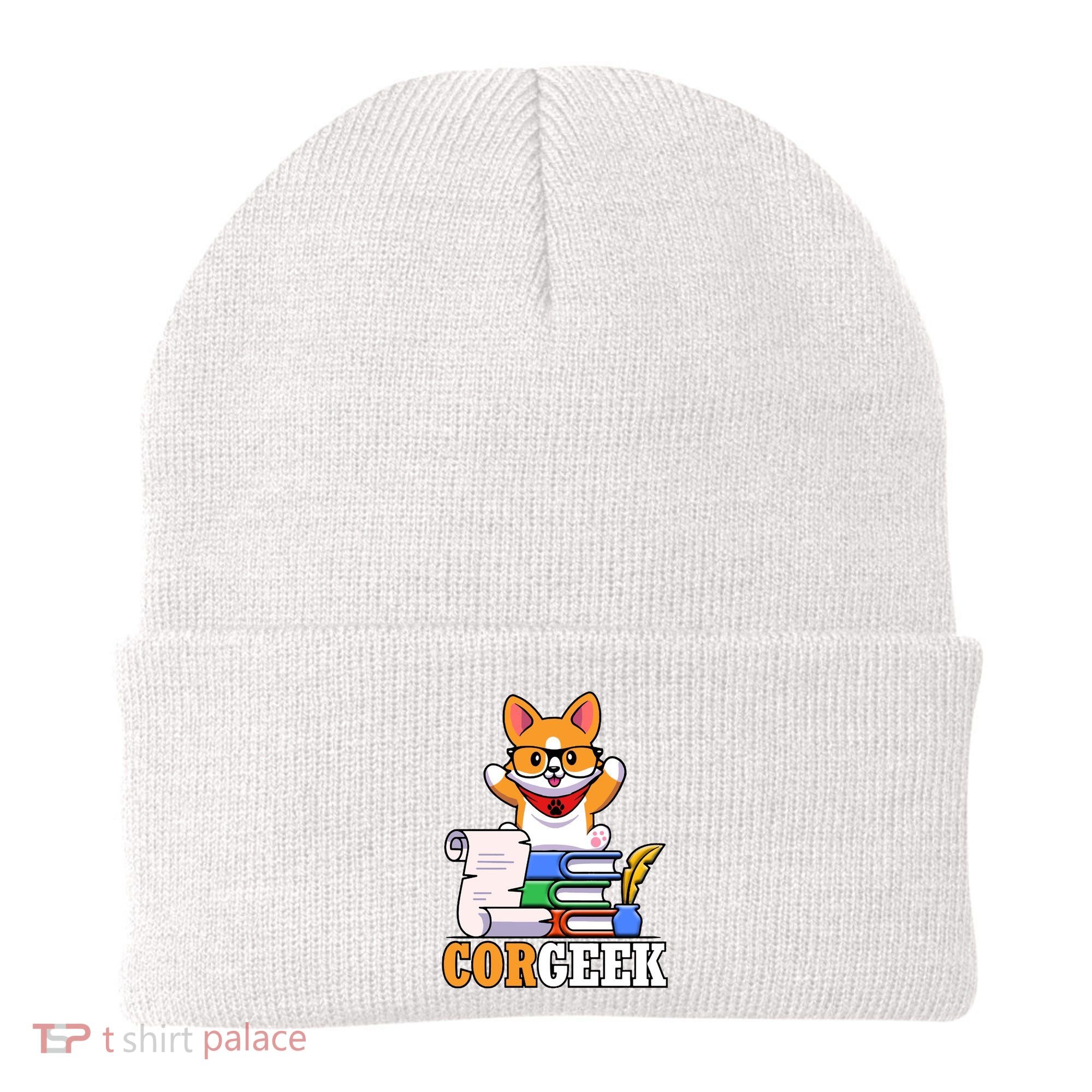 CORGEEK Cute Educated Corgi Beanie
