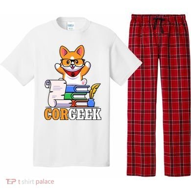 CORGEEK Cute Educated Corgi Pajama Set