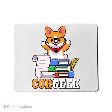 CORGEEK Cute Educated Corgi Mousepad