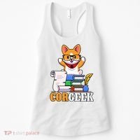 CORGEEK Cute Educated Corgi Women's Tank Top thumb 0