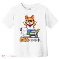 CORGEEK Cute Educated Corgi Toddler T-Shirt thumb 0