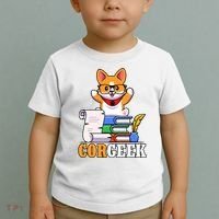 CORGEEK Cute Educated Corgi Toddler T-Shirt thumb 2
