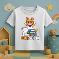 CORGEEK Cute Educated Corgi Toddler T-Shirt thumb 3