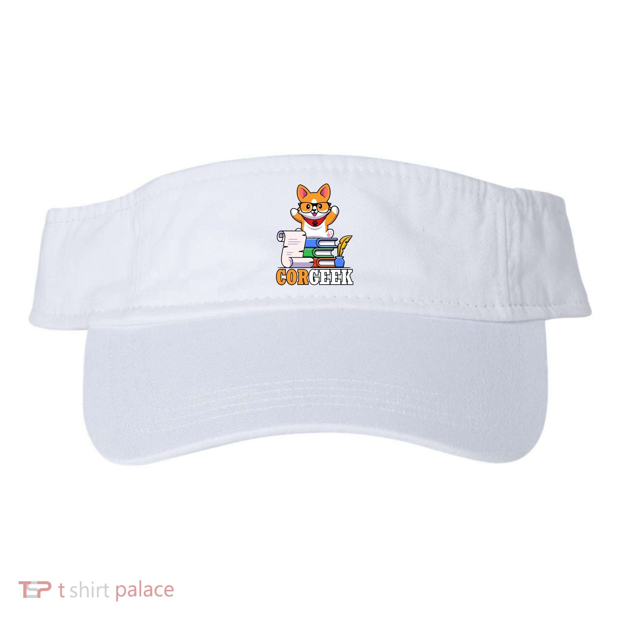 CORGEEK Cute Educated Corgi Visor