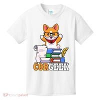 CORGEEK Cute Educated Corgi Kids T-Shirt thumb 0