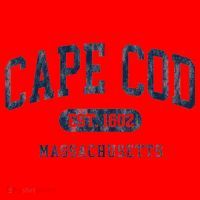 Cape Cod Est 1602 Massachusetts Retro Preppy Throwback Santa Hat thumb 1