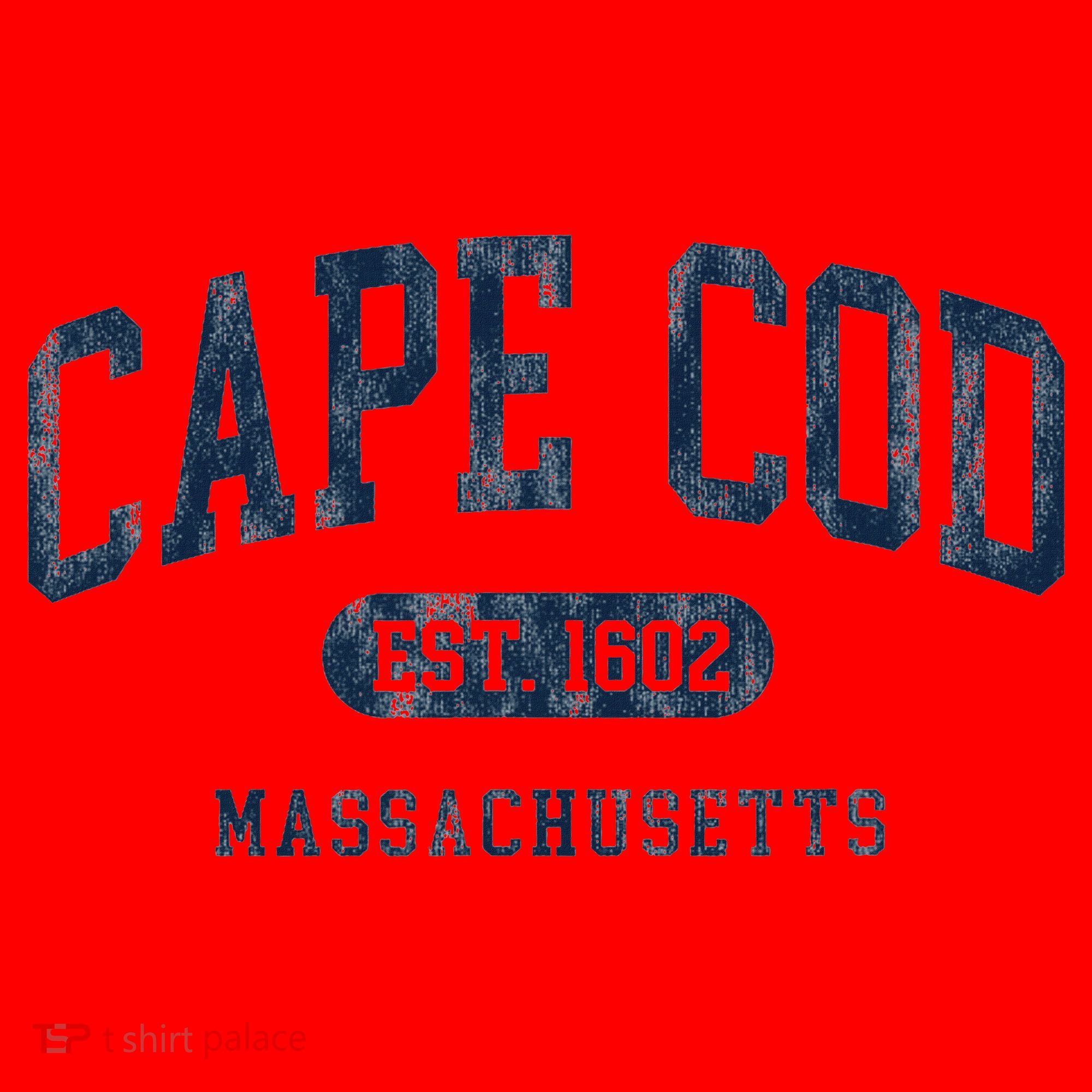 Cape Cod Est 1602 Massachusetts Retro Preppy Throwback Santa Hat