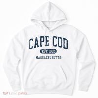 Cape Cod Est 1602 Massachusetts Retro Preppy Throwback Hoodie thumb 0
