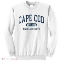 Cape Cod Est 1602 Massachusetts Retro Preppy Throwback Sweatshirt thumb 0