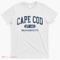 Cape Cod Est 1602 Massachusetts Retro Preppy Throwback T-Shirt thumb 0