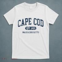 Cape Cod Est 1602 Massachusetts Retro Preppy Throwback T-Shirt thumb 5