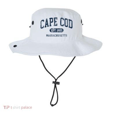 Cape Cod Est 1602 Massachusetts Retro Preppy Throwback Bucket Hat
