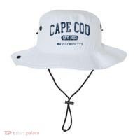 Cape Cod Est 1602 Massachusetts Retro Preppy Throwback Bucket Hat thumb 0