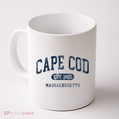 Cape Cod Est 1602 Massachusetts Retro Preppy Throwback Coffee Mug